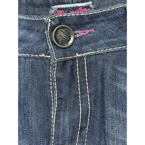 Wrangler Jeans Women’s 9/10x30 Blue Denim Bootcut Premium Patch Low Rise Cotton - Picture 4 of 15